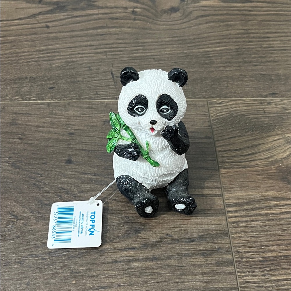 Top Fin Panda Figurine Decoration For Fish Tank
